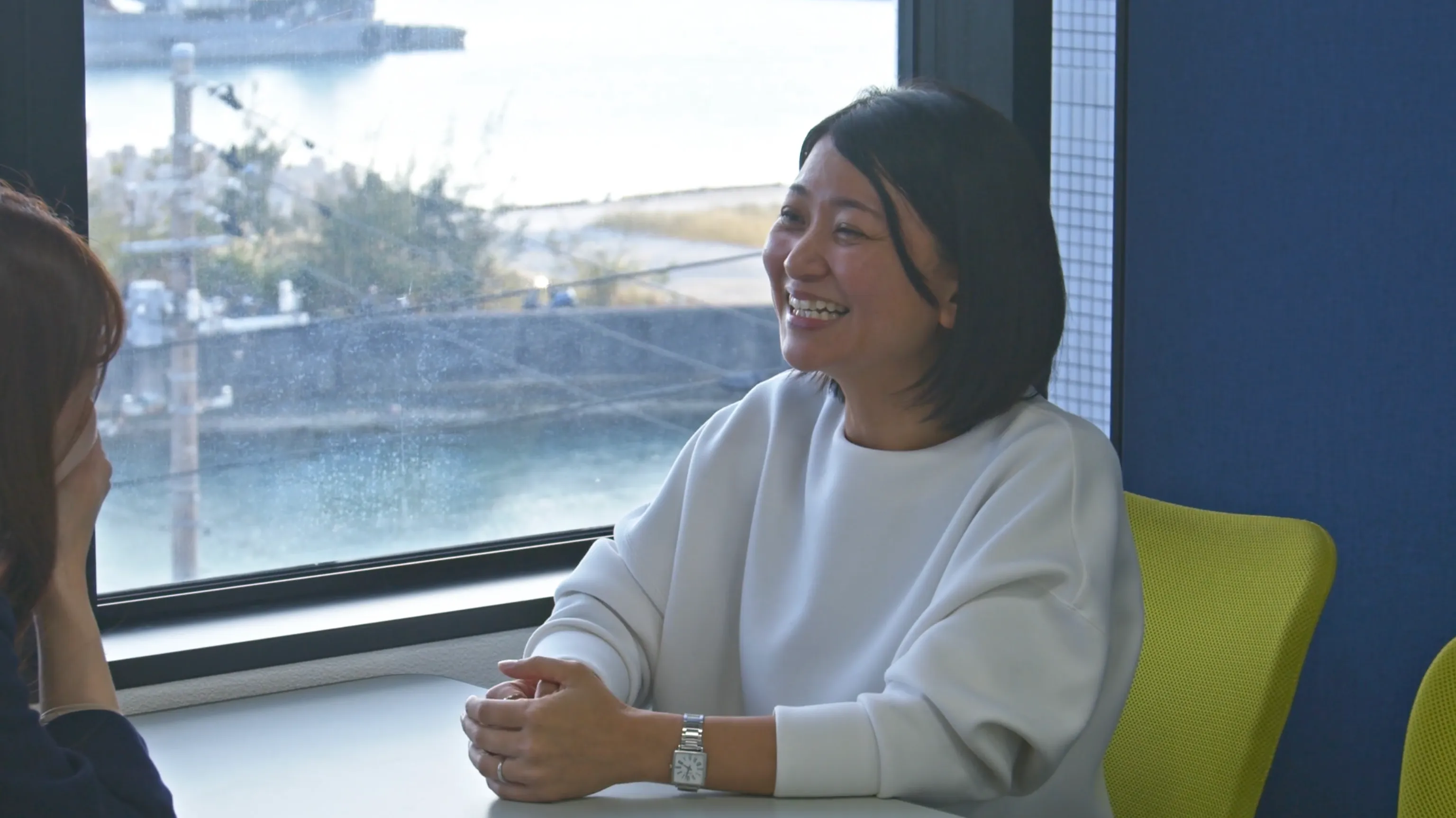 りゅうせきに入社した理由を語る具志堅さん